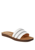 Zosaya Faux Zipper Detail Slip Ons