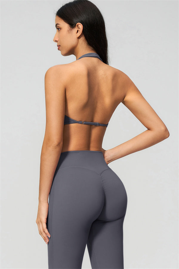 The Lox Sports Bra Flared Leggings 2-Piece Set