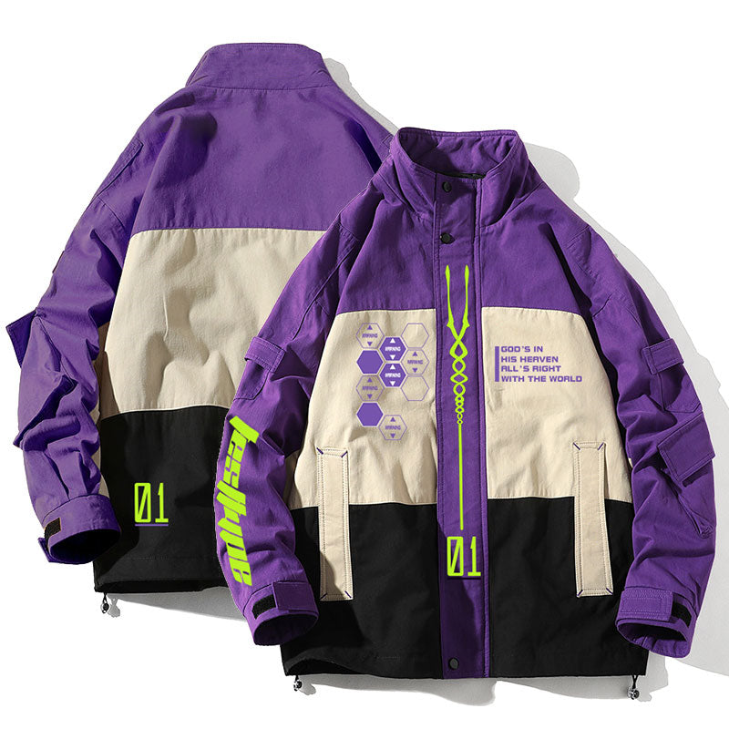 Anime Shogoki Ikari Shinji Cosplay Jacket for Adults