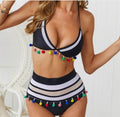 Two Pieces Color Ball Bikini