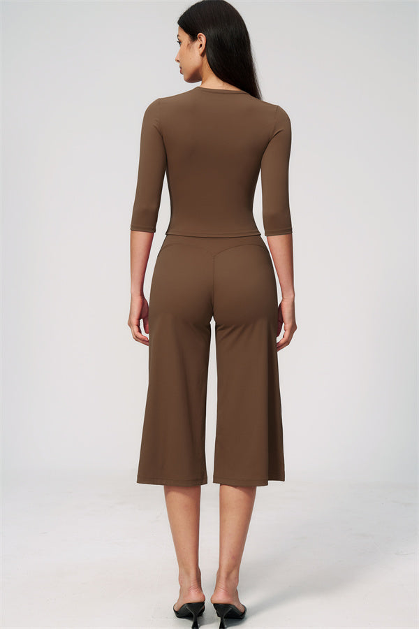 The Natalia Half-Sleeve Top