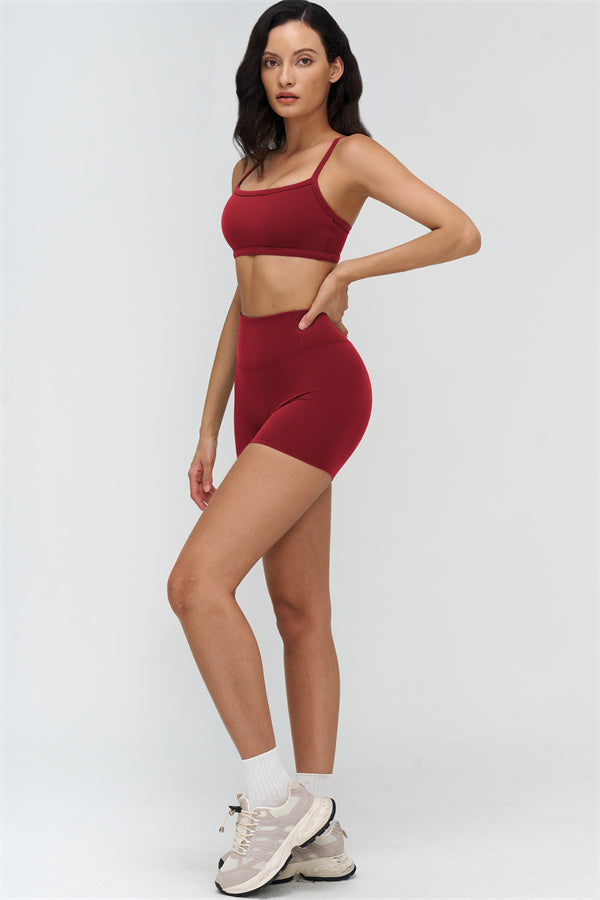 The Finesse Sports Bra Shorts 2-Piece Set