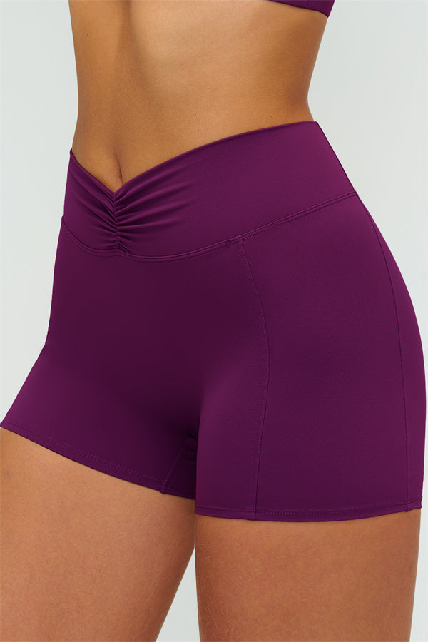 The Lushness V-Back Sports Bra Shorts 2-Piece Set