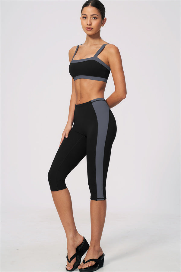 The Sandstone Sports Bra Capri Leggings 2-Piece Set