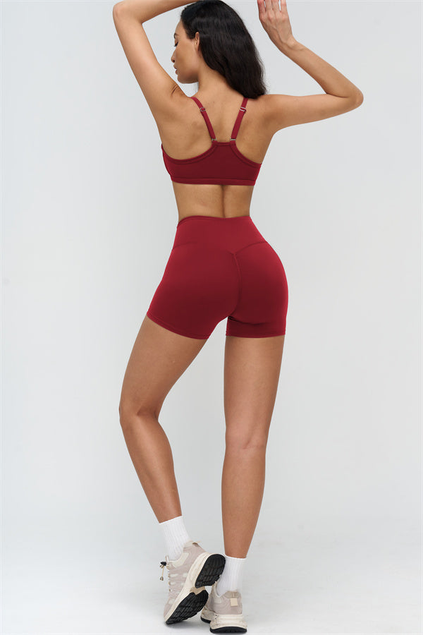The Finesse Sports Bra Shorts 2-Piece Set