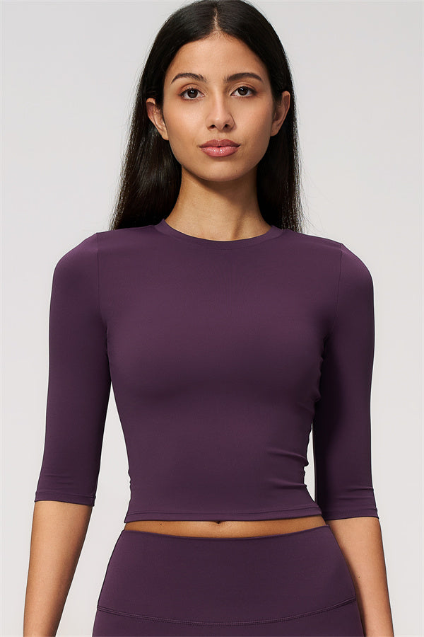 The Natalia Half-Sleeve Top Shorts 2-Piece Set