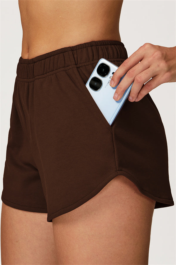 The Glacier Crop Hoodie Shorts 2-Piece Set