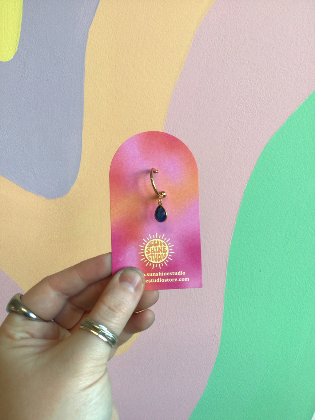 Mix N’ Match Titanium Gem Hoops