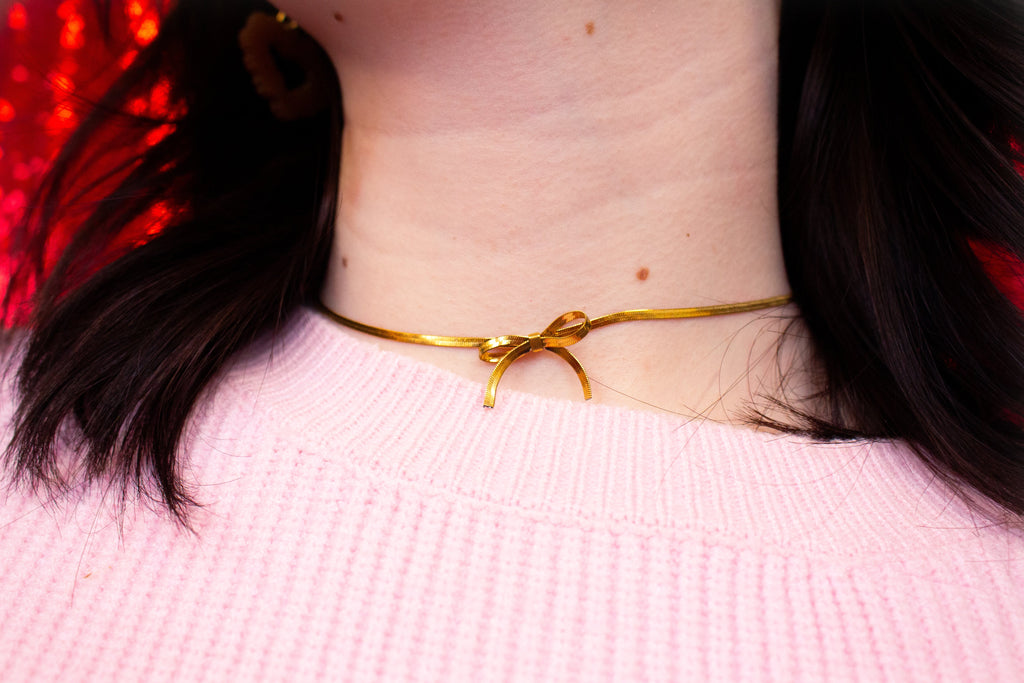 Bow Choker Necklace