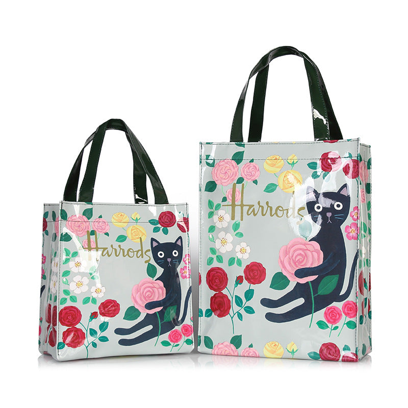 Letter printed handbag