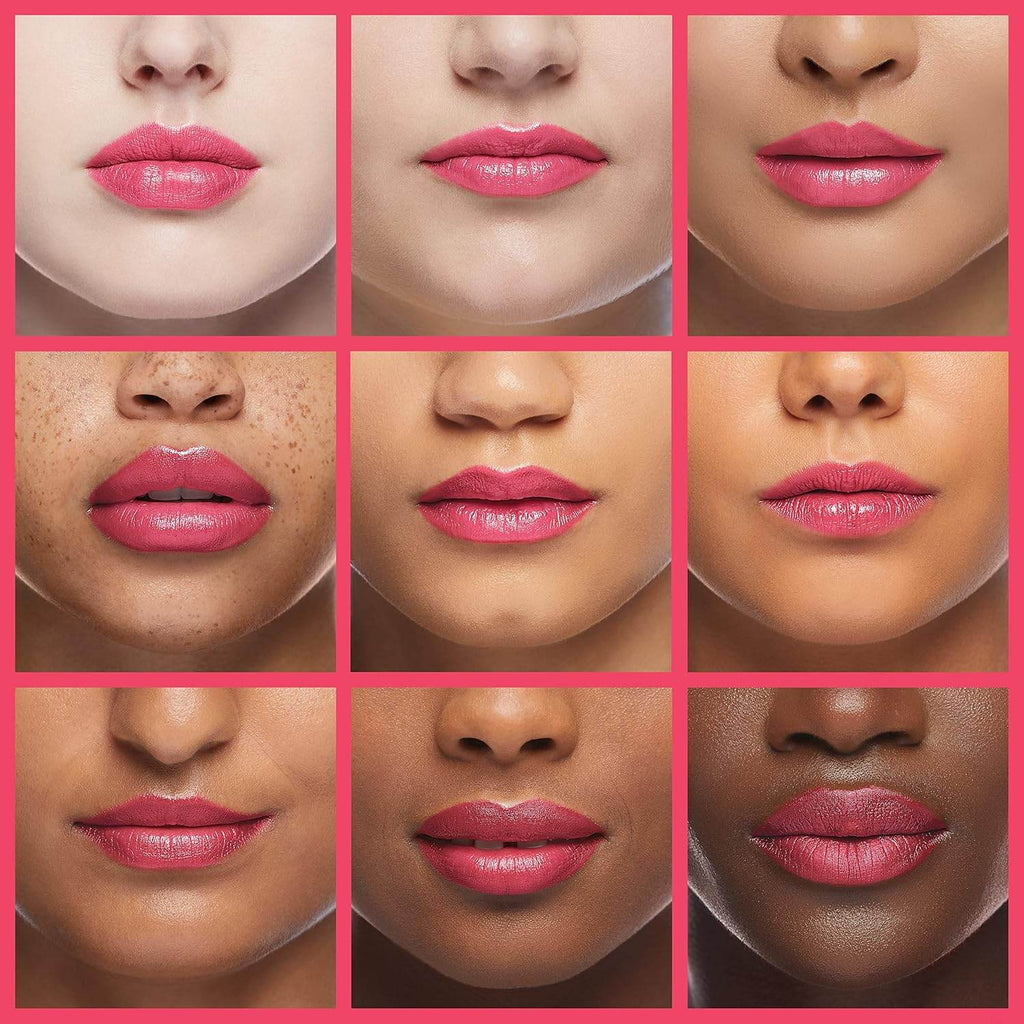 L'Oreal Paris Makeup Colour Riche Plump and Shine Lipstick, for Glossy, Radiant, Visibly Fuller Lips with an All-Day Moisturized Feel, 104 Guava Plump, 0.1 oz.