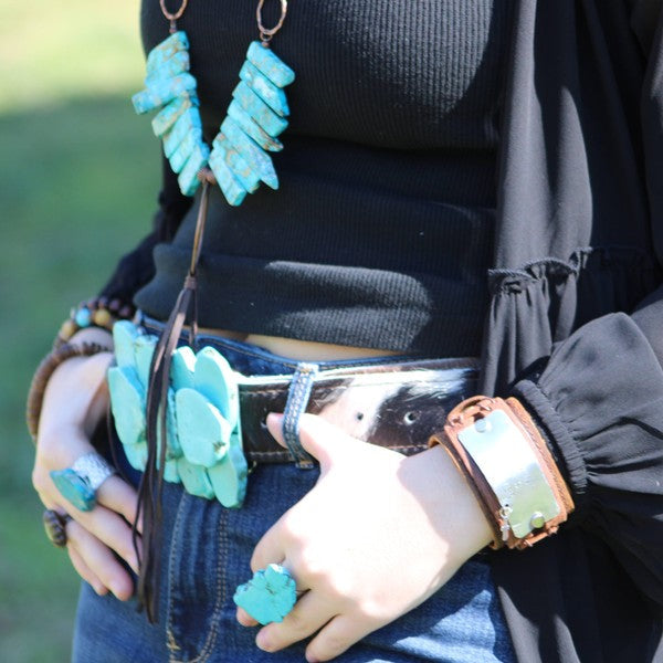 Blue Regalite Chunky Ring