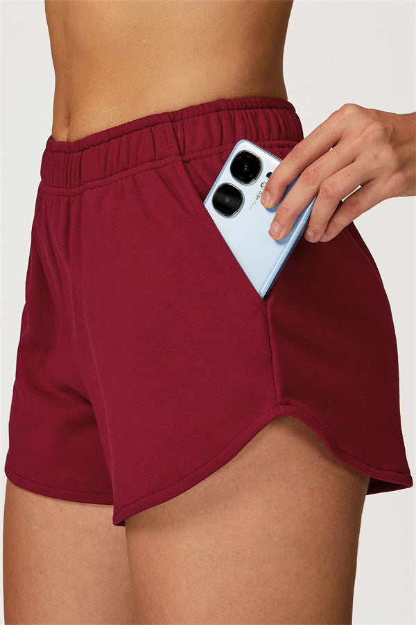 The Glacier Crop Hoodie Shorts 2-Piece Set