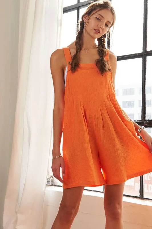 ADORA Wide Leg Overall Romper