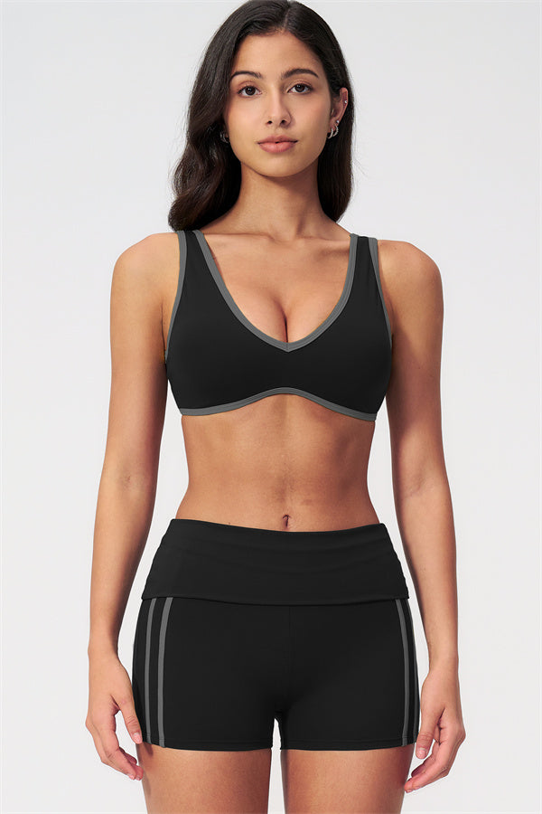 The Evoke Sports Bra Shorts 2-Piece Set