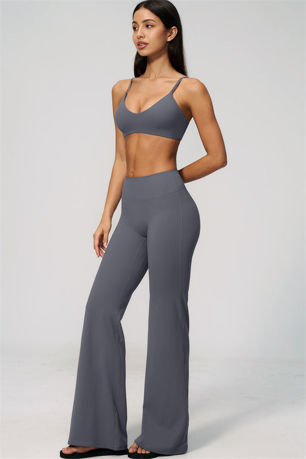 The Zura Sports Bra Flared Leggings 2-Piece Set