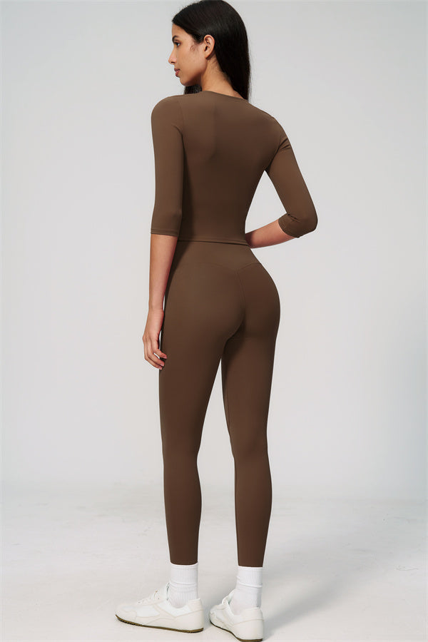 The Natalia Half-Sleeve Top
