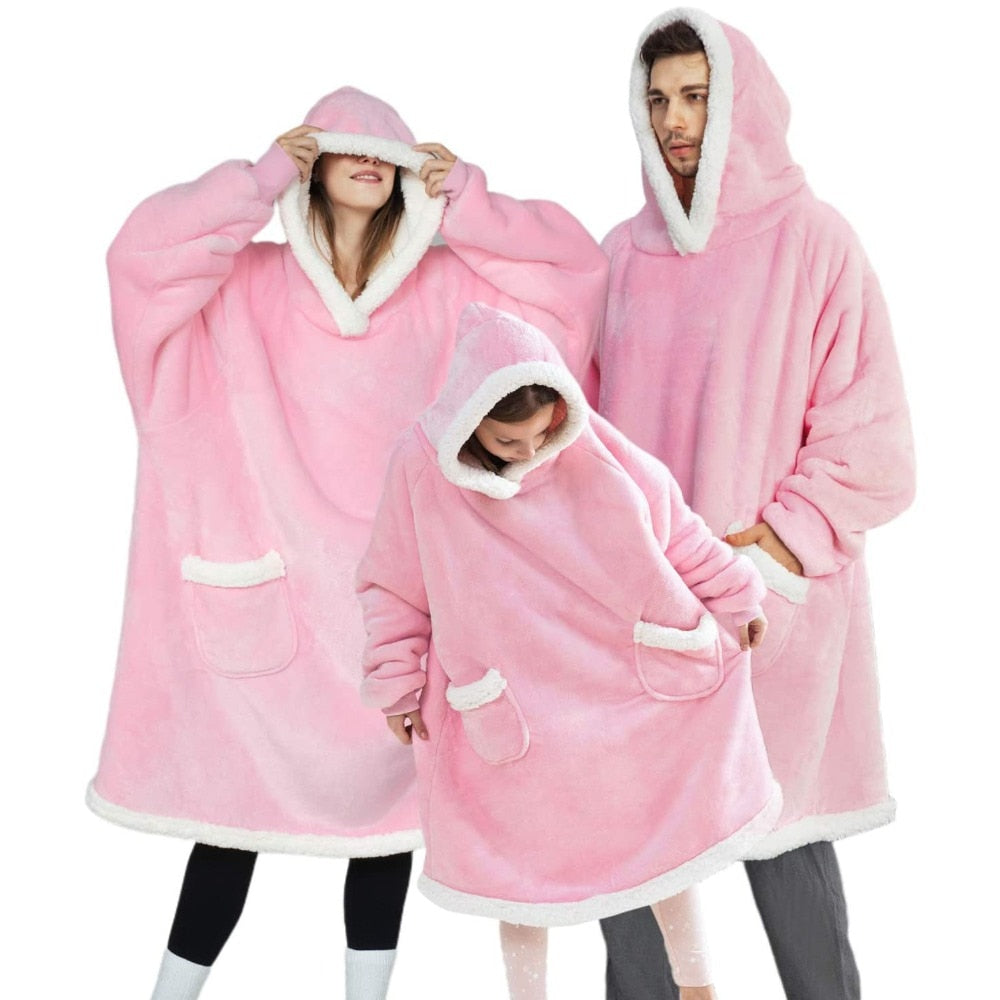 Hoodie Blanket Wearable by Pi Mart