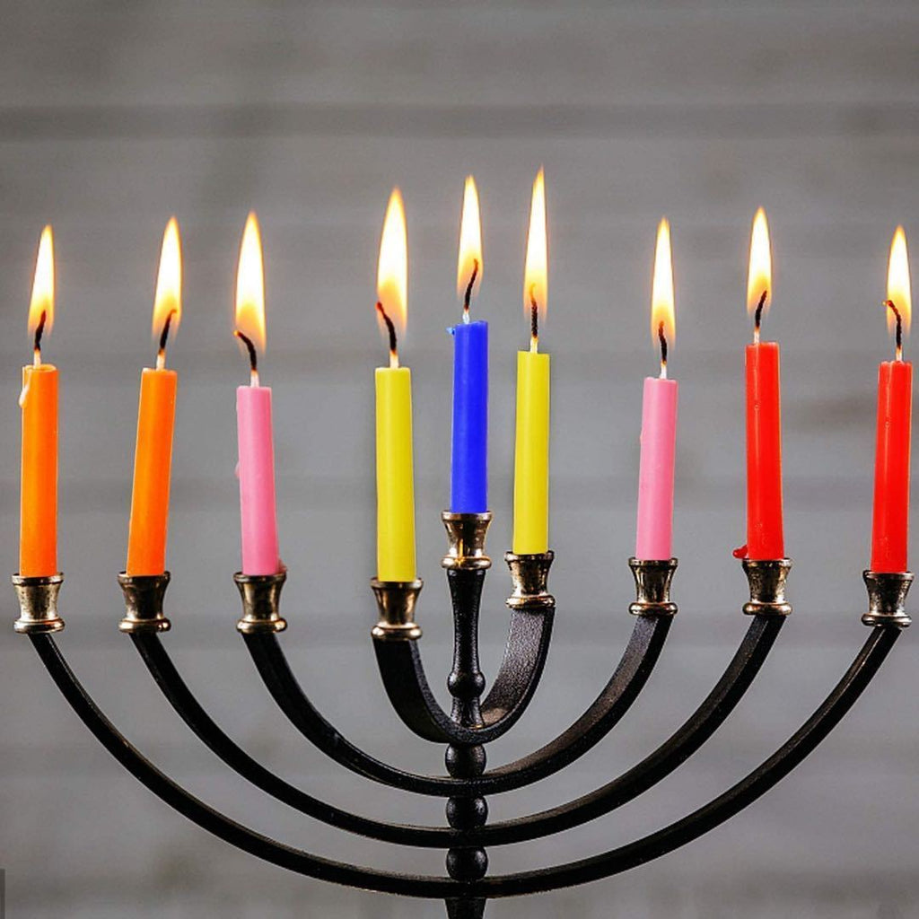 100 Colorful Birthday Candles Smokeless And Tasteless Pole Candle