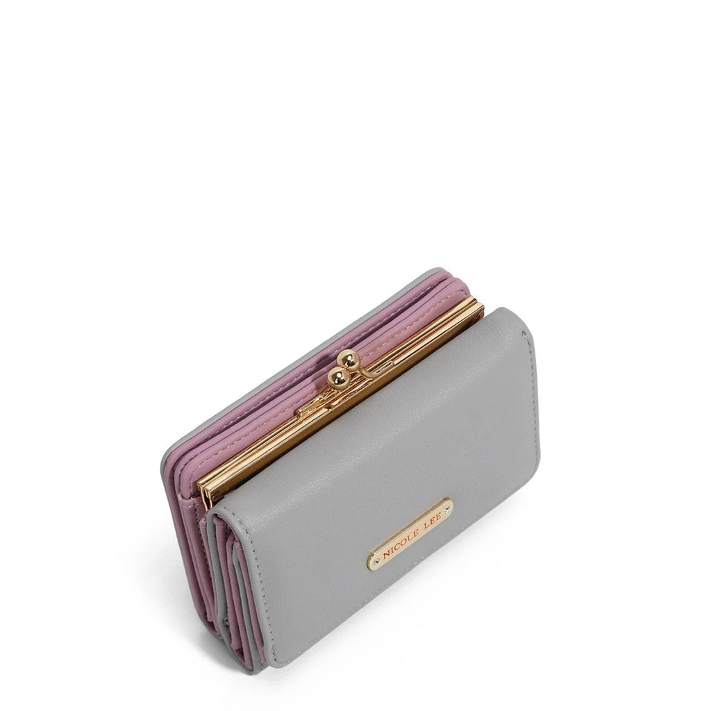 Nicole Lee USA Vegan Leather Trifold Wallet