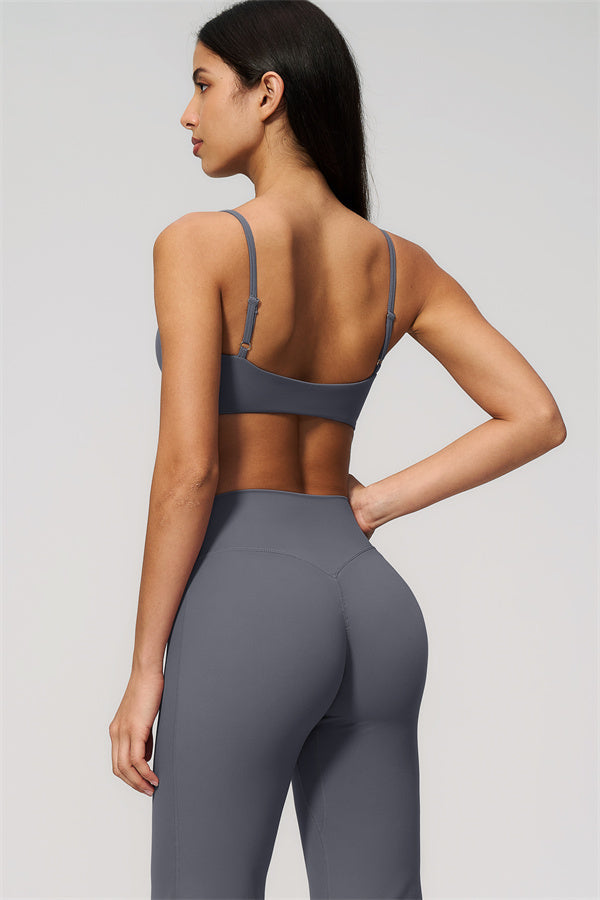 The Zura Sports Bra Flared Leggings 2-Piece Set
