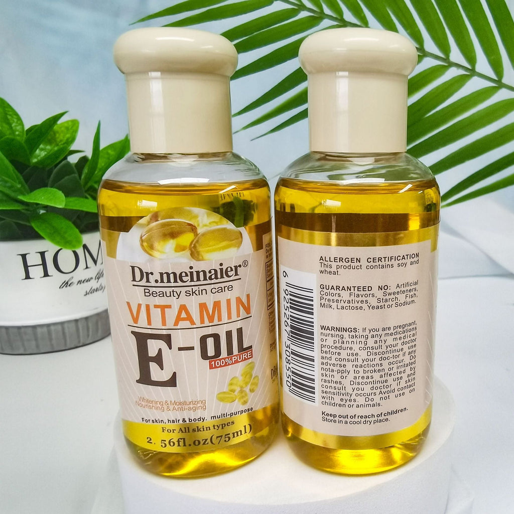Vitamin E Synthesis Oil Facial Body Hair Care Essential Oil Natural Moisturizing Vegetable