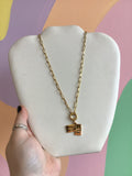 A Sweet Message Charm Necklace