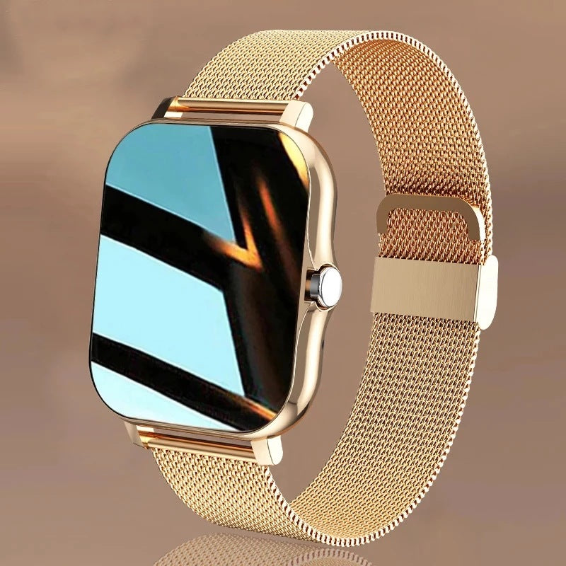 Y13 Smart Watch - 1.69'' Touchscreen Fitness Tracker with Bluetooth Calls, Heart Rate & Sleep Monitoring (Waterproof, Multi-Language)