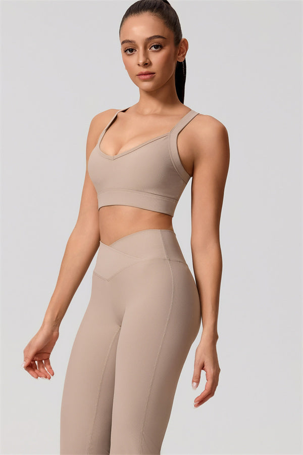 The Daze Sports Bra Flared Leggings 2-Piece Set