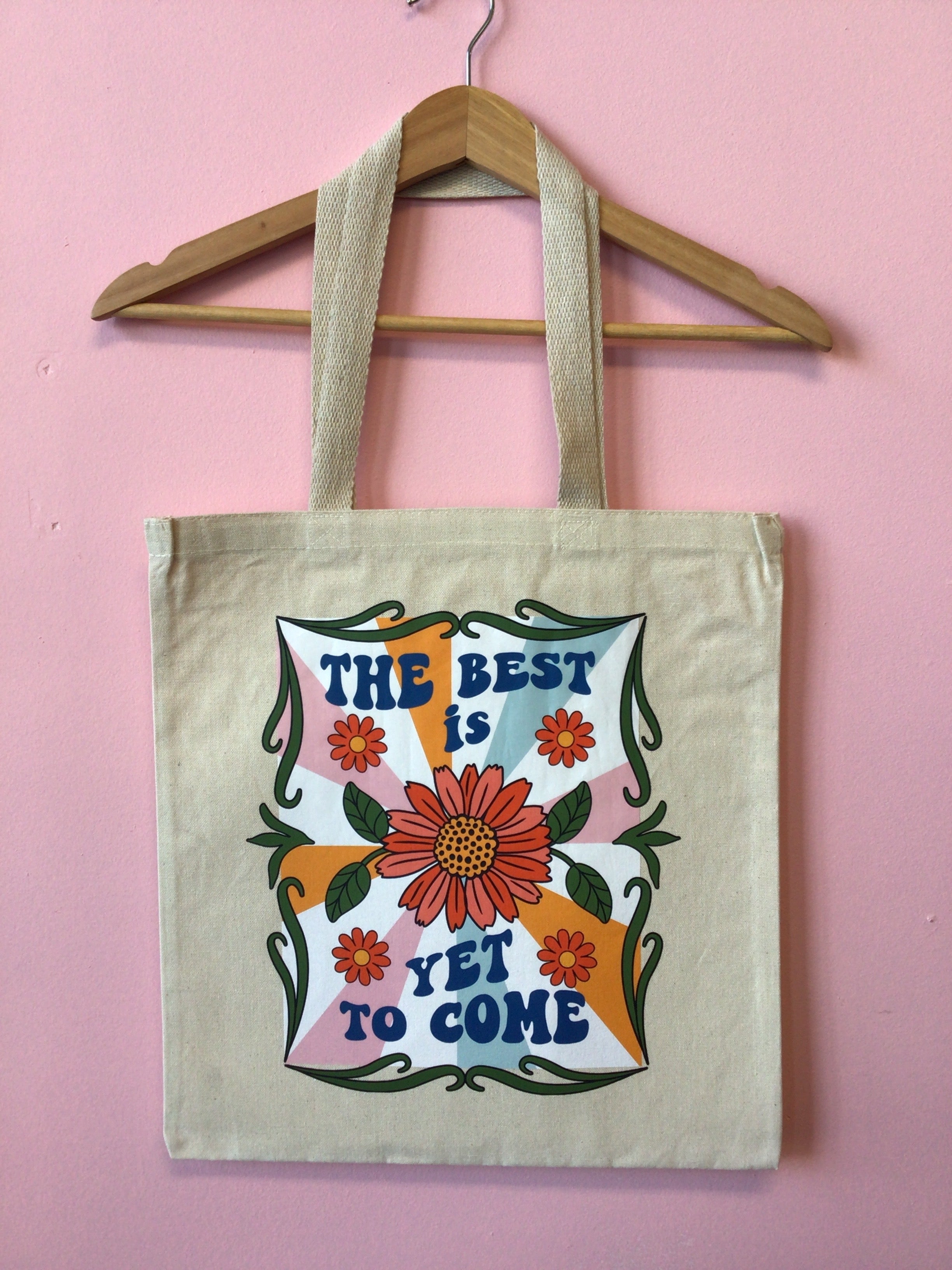 Colorful Graphic Print Tote bags