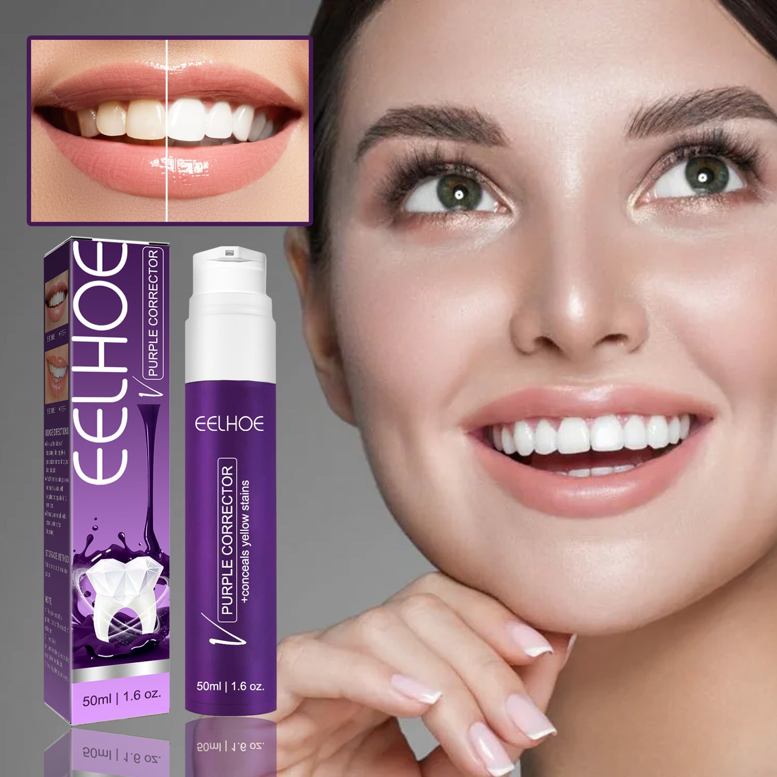 Toothpaste Tooth Stain Removal Cleaning Whitening Anti Pigment Precipitation