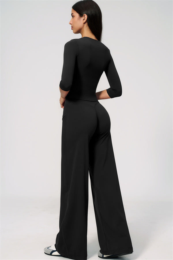 The Natalia Half-Sleeve Top