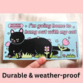 Hang out with my Cat-Bumper Sticker