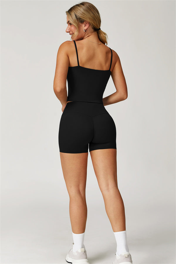 The Agile Crop Top Shorts 2-Piece Set