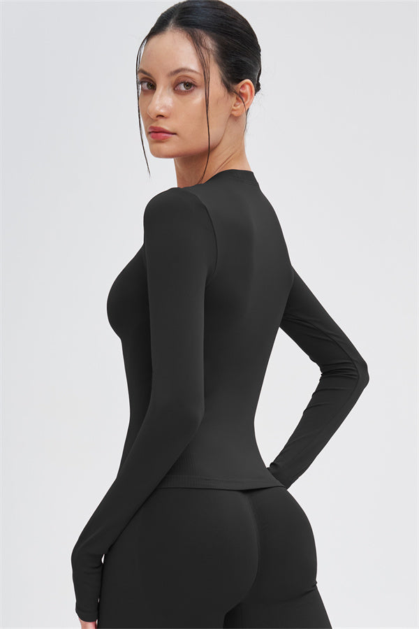 The Whim Long Sleeve T-shirt Shorts 2-Piece Set