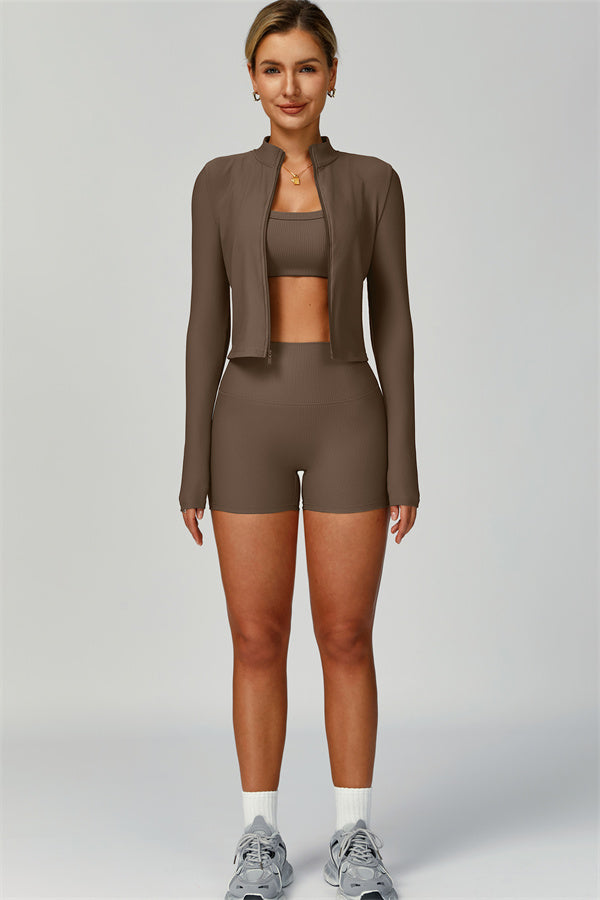 The Burst Jacket Shorts 2-Piece Set