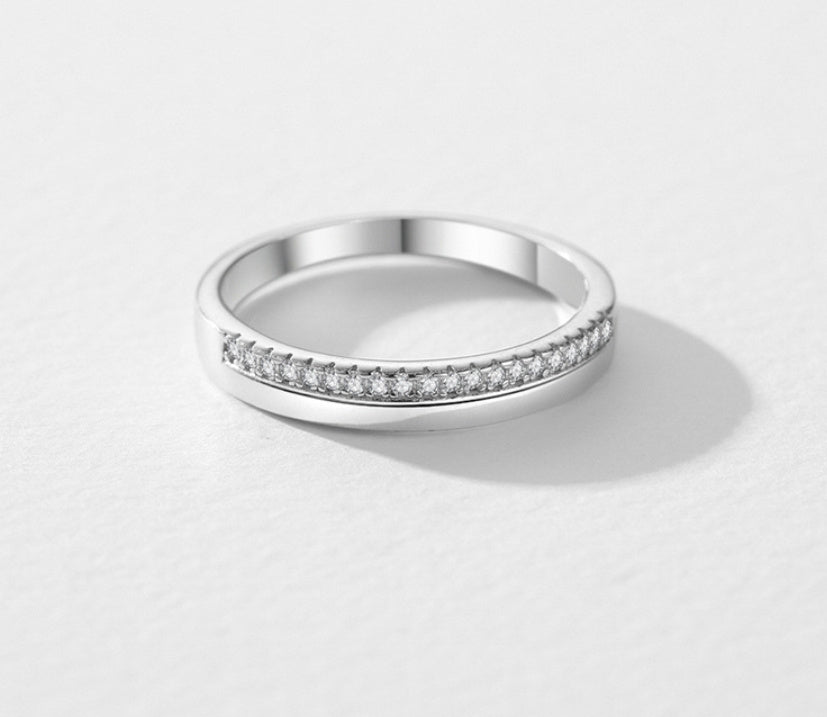 Silver Simple And Stylish Personality All-Match Ring