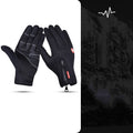 Fall And Winter Men's And Women's Plus Velvet Touch Screen Warm Riding Windproof Gloves