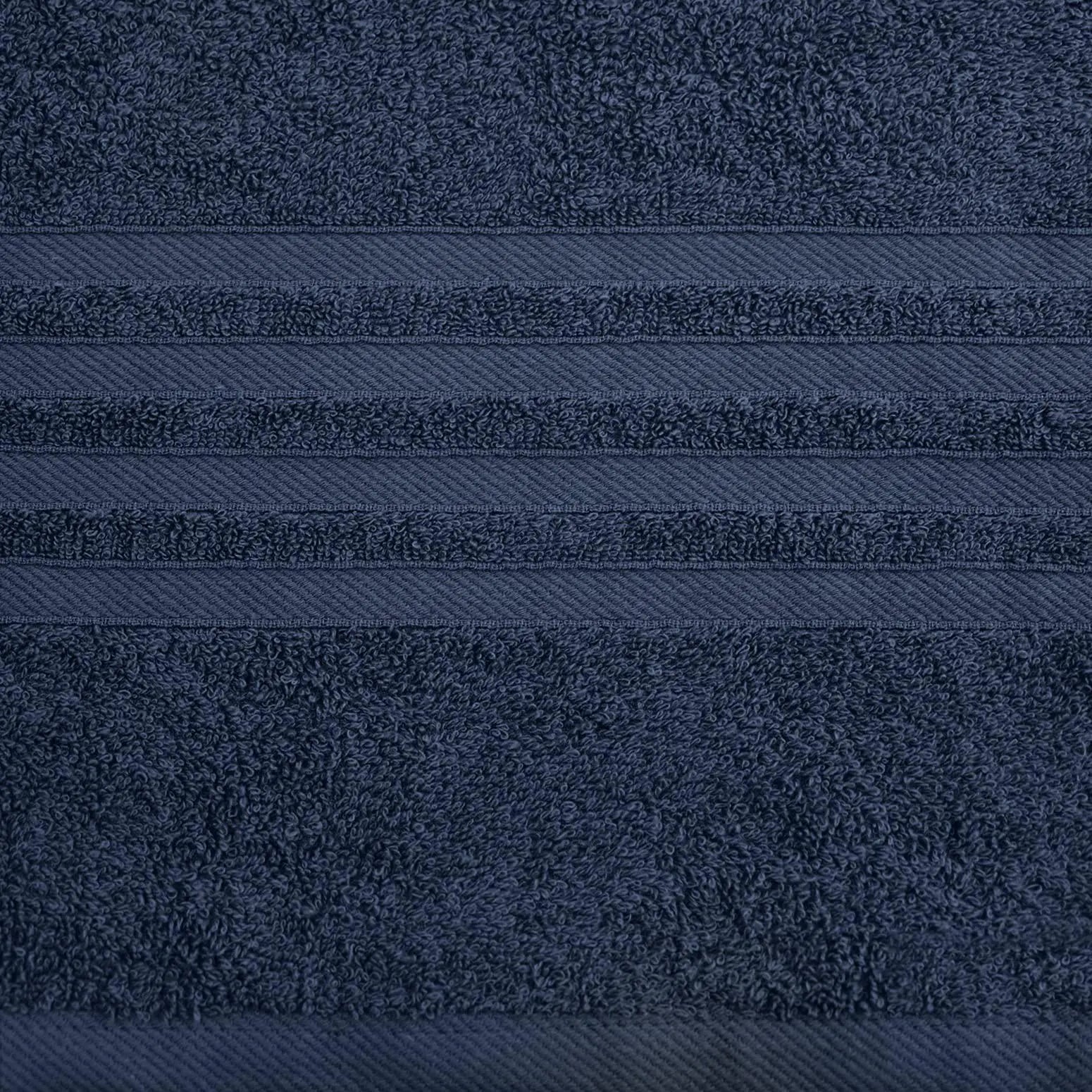 12 Pcs Bath Towel Set for Bathroom Wealuxe Collection 100% Cotton Soft Navy Blue