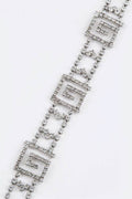 Rhinestone Statement Chain Belt