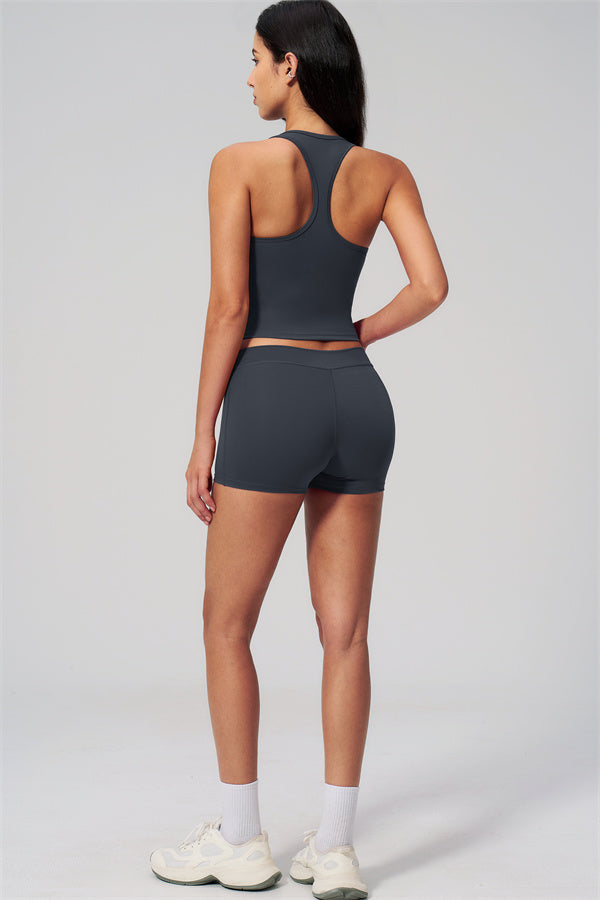 The Revive Crop Top Shorts 2-Piece Set
