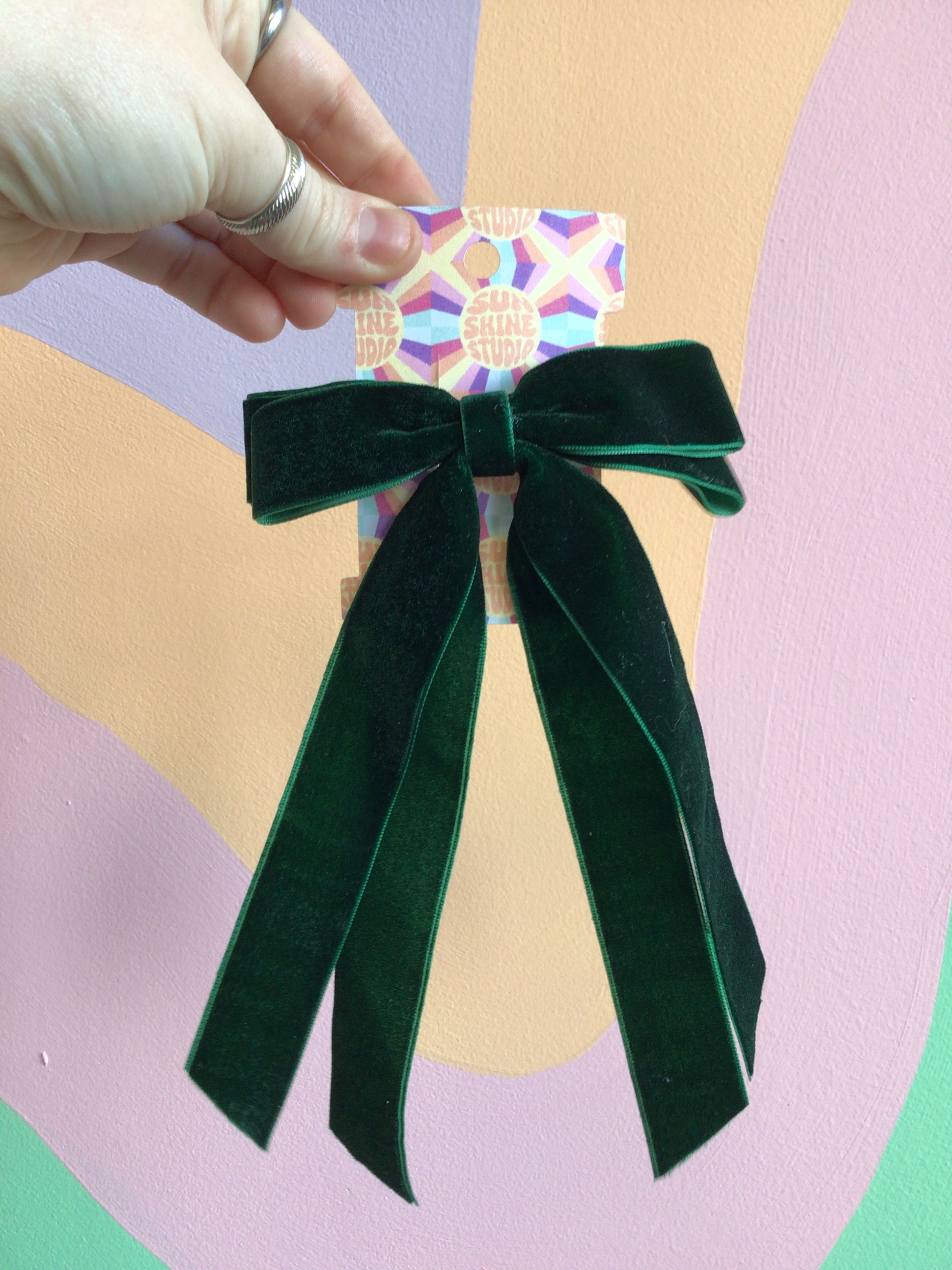 Velvet Hair Bow