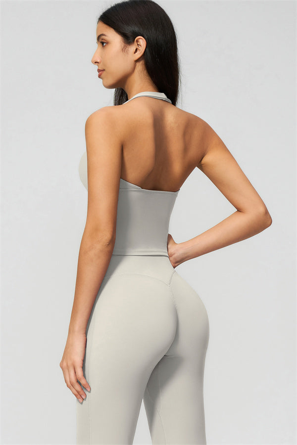The Lox Crop top Flared Leggings 2-Piece Set