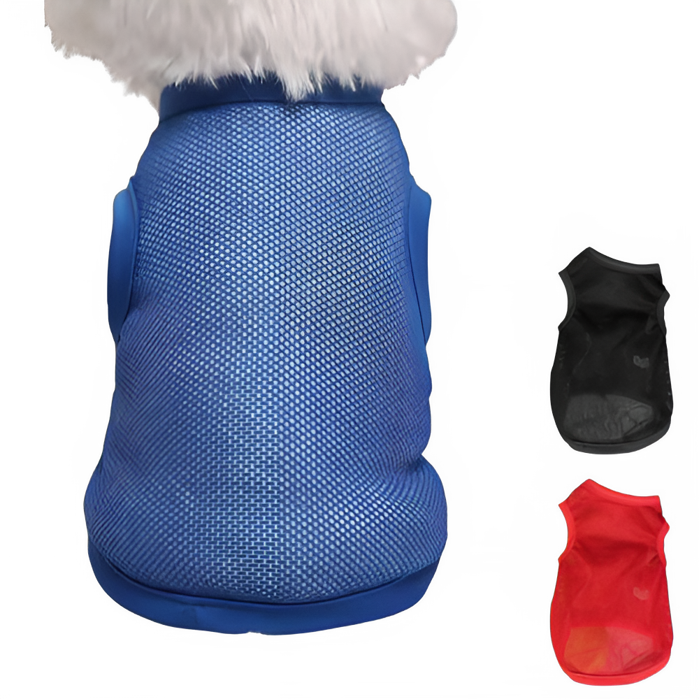 Attractive Puppy T-Shirt Solid Color Dog Shirt Shrink-resistant Stretchy Comfortable Touch Dog Apparel
