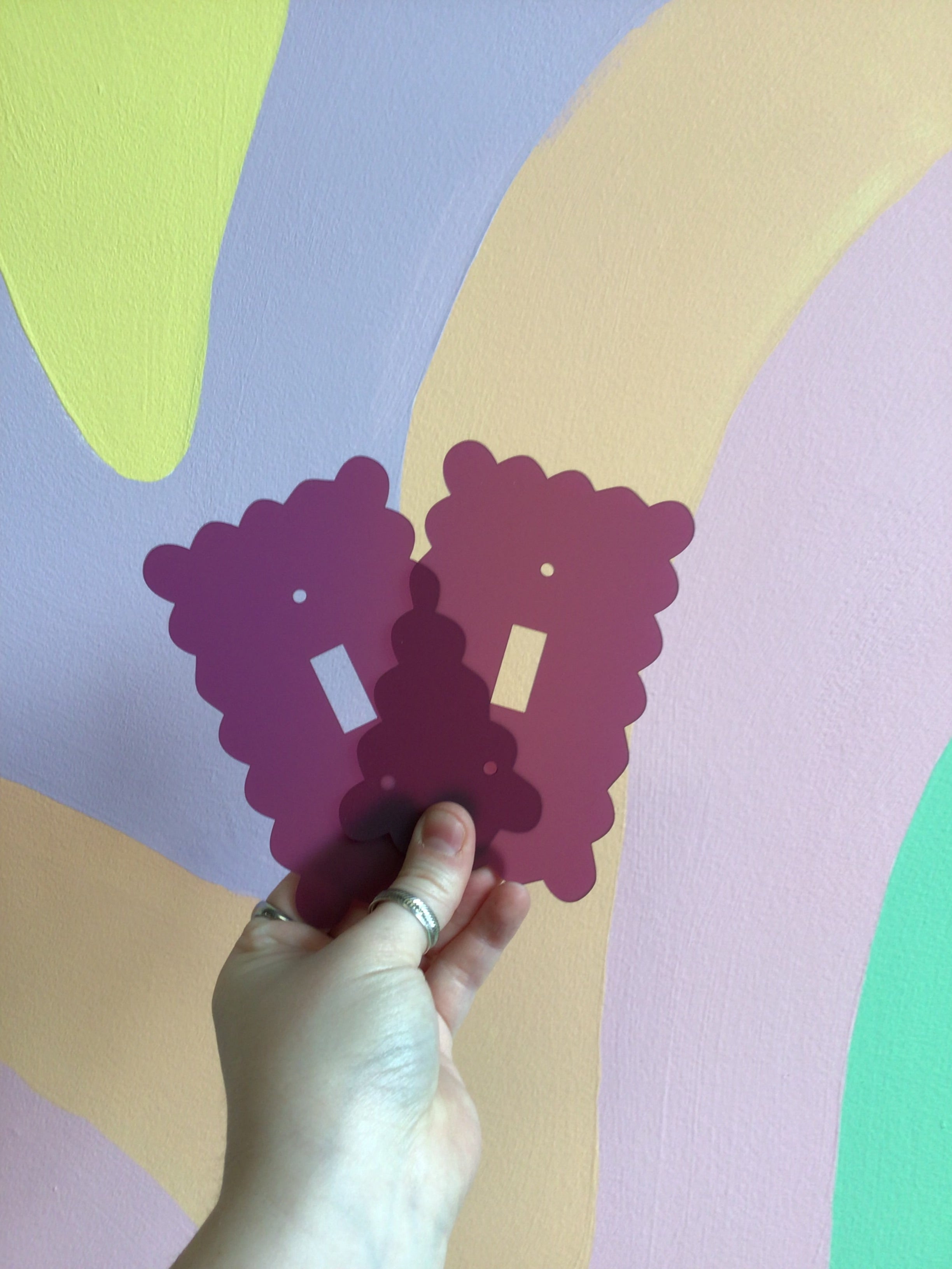 Matte Plum Outlet Covers