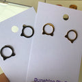 Tiny cat ear circles