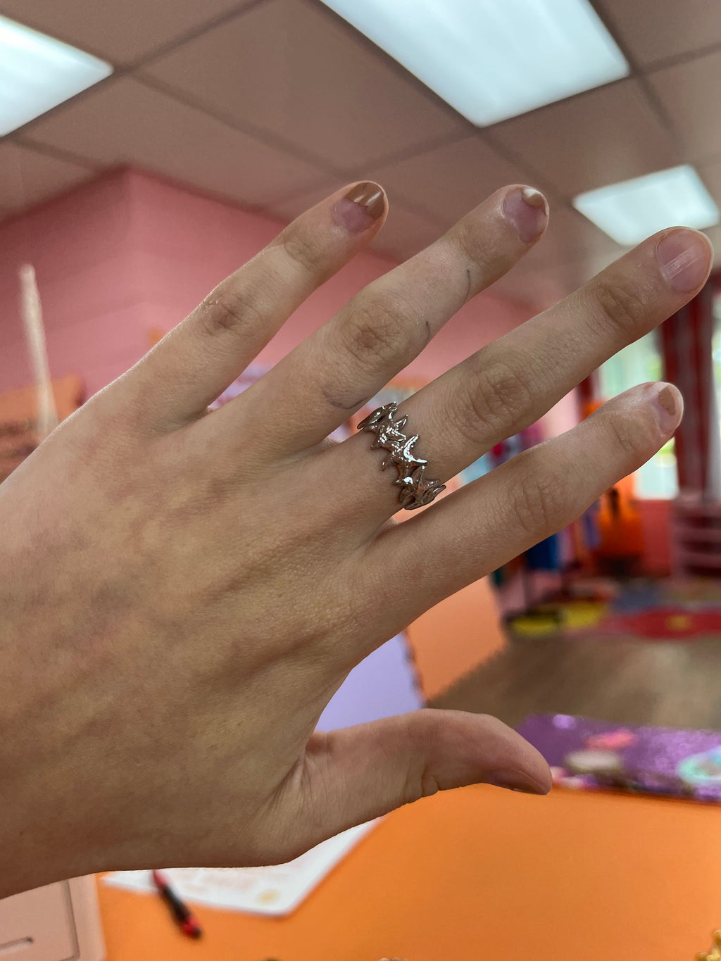 Starfish Friends Titanium Ring