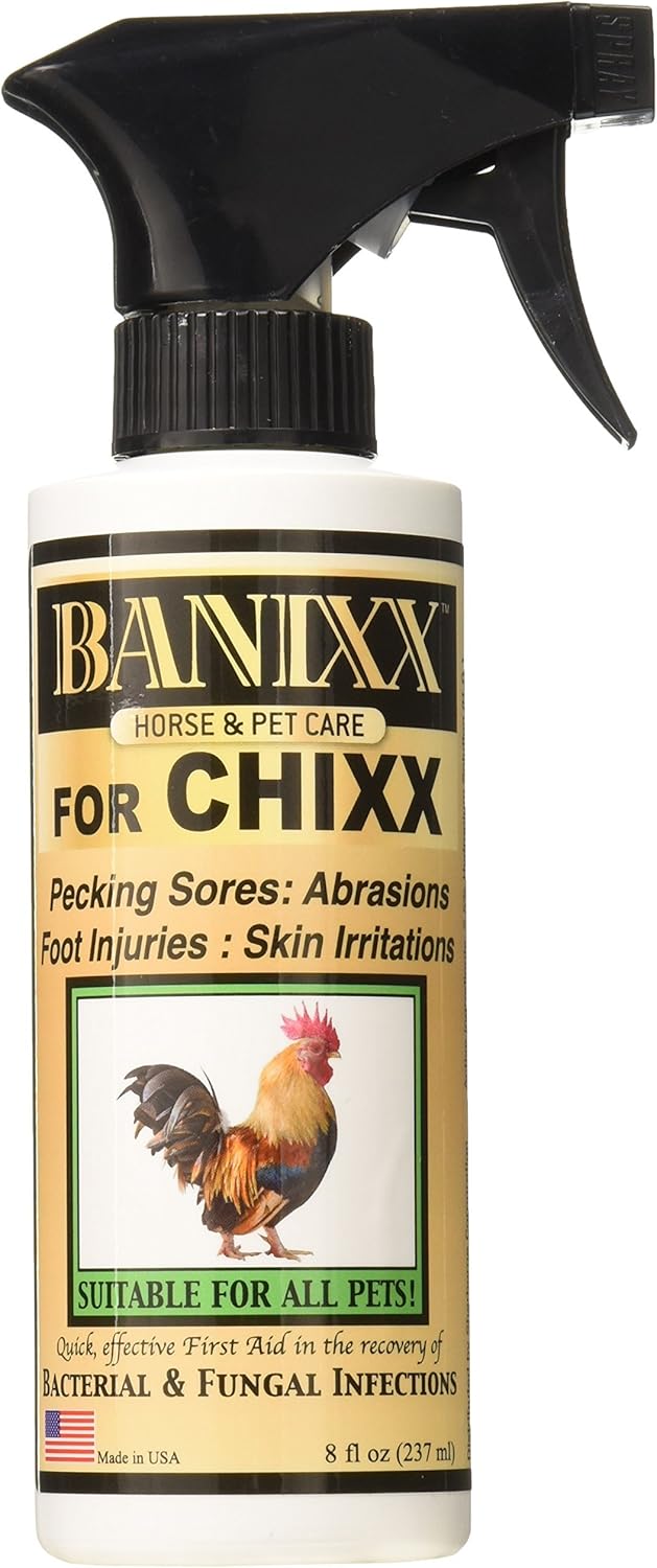 Banixx ChiXX Chicken Care Spray 8 oz. Poultry Skin & Coop Care Odor-Free