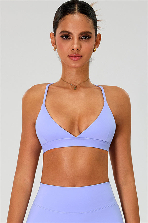 The Ember Sports Bra Crop Top Flared Leggings 3-Piece Set