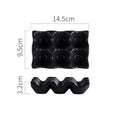 Home Kitchen Creative Ceramic Egg Grid Egg Rack